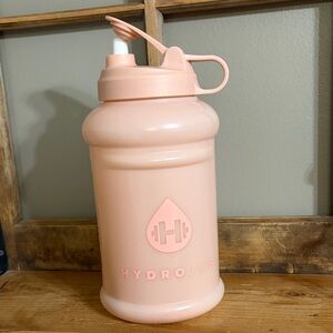 HydroJug pink sand Hydration Bottle with straw